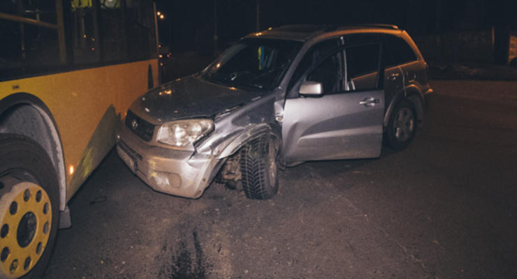 ДТП в Киеве: у водителя за рулем случился инсульт