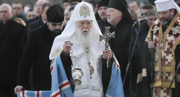 Филарет попросил греко-католиков отказаться от литургии в Софии Киевской