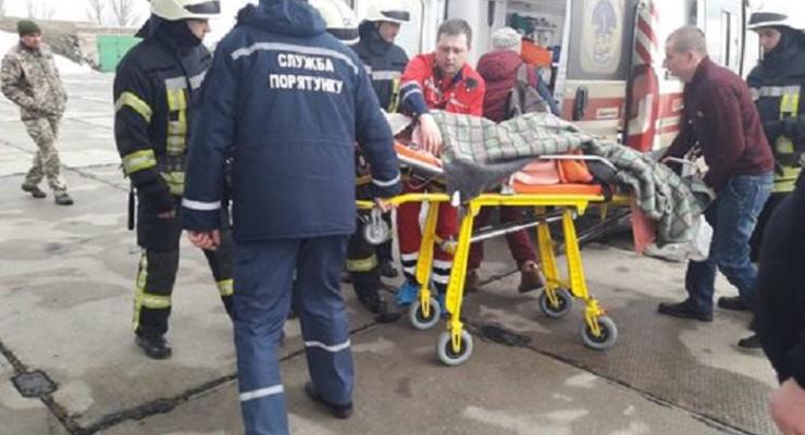 В Украине впервые провели аэромедицинскую эвакуацию