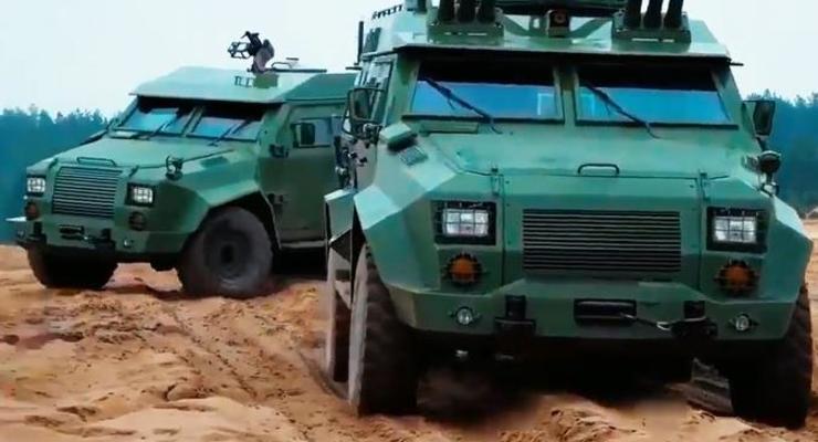 Испытания бронеавтомобиля Барс-8 показали на видео