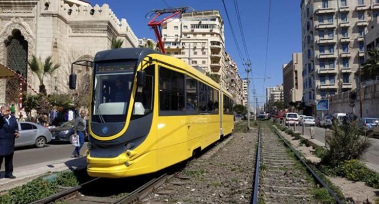 В Египте запустили украинский трамвай