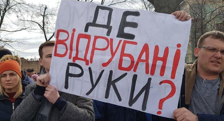 Порошенко встретился с народом на Михайловской площади