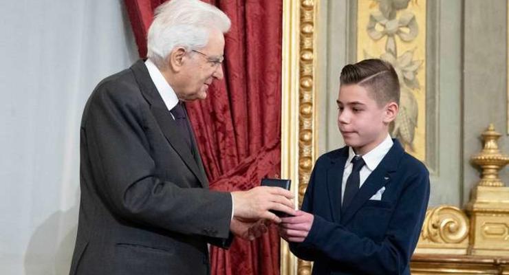 14-летний украинец получил премию “символ интеграции” от президента Италии