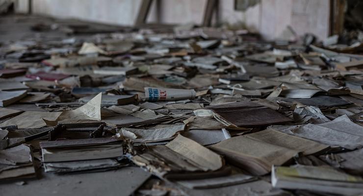 В Чернобыле устроили акцию по уборке мусора