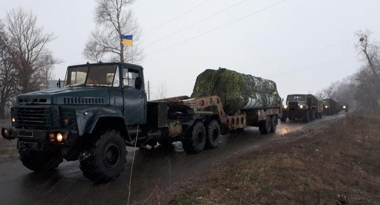 Под Киевом прошла тренировка зенитных ракетных войск