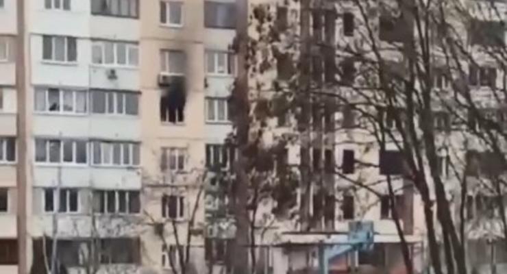 В Киеве вспыхнул жилой дом: есть жертвы