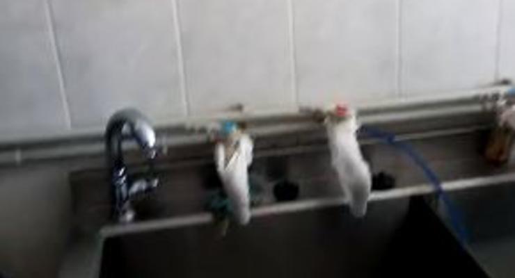 В школе под Одессой из крана текла вода с червями - соцсети