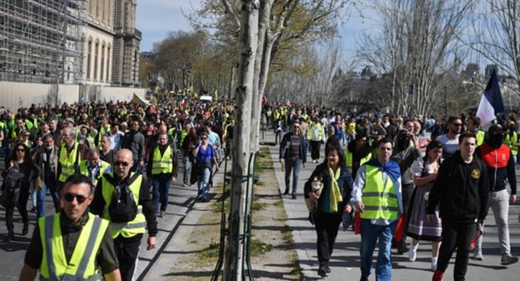 Протесты в Париже: 32 задержанных