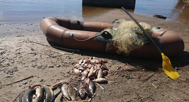 Полиция Полтавской области задержала браконьеров-рыбаков