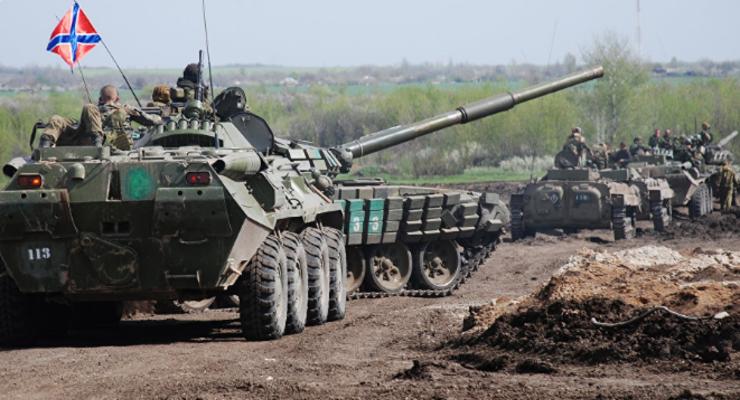 ВСУ уничтожили управляемой ракетой БМП боевиков на Донбассе