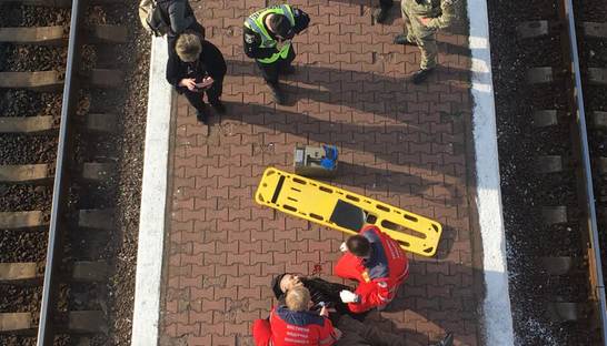 В Чернигове пенсионер спрыгнул с пешеходного моста