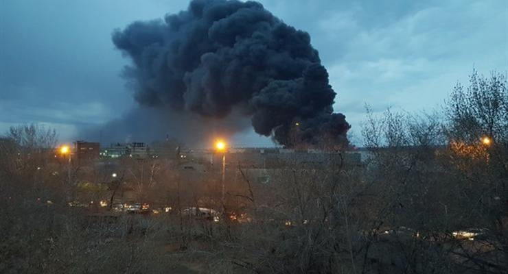 В России горит завод по производству ракет