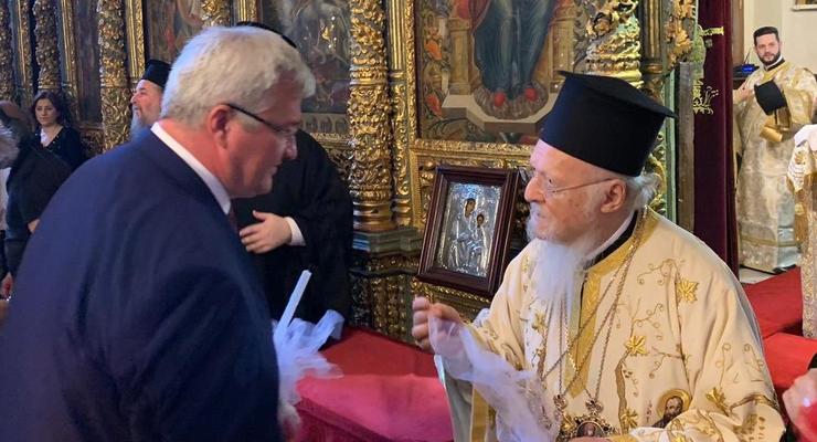 Послание патриарха на Фанаре впервые звучало на украинском языке