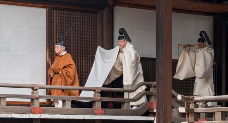 В Японии начался ритуал отречения императора от престола