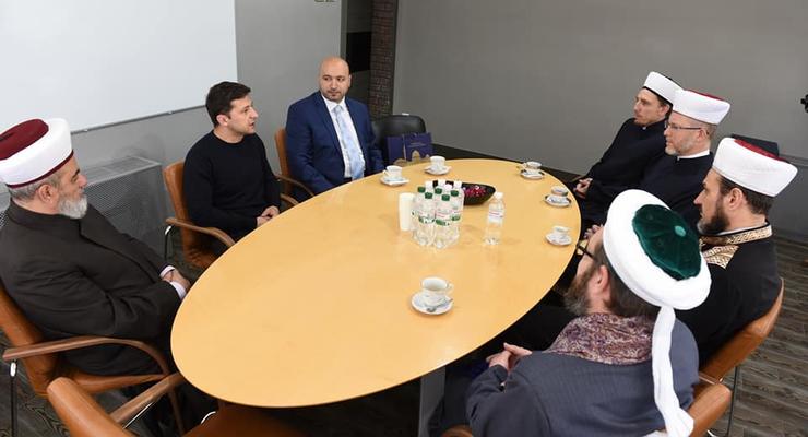 Зеленский встретился с лидерами мусульман в Украине