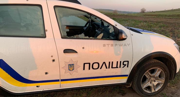 В Одесской области обстреляли полицейское авто