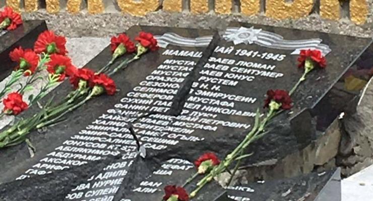 Под Севастополем разбили памятник погибшим на войне крымским татарам