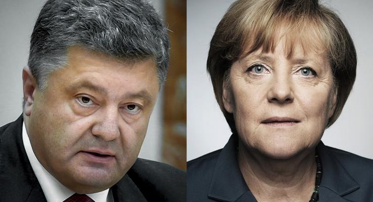 "Моряки и паспорта": Порошенко попросил Меркель об ужесточении санкций против РФ