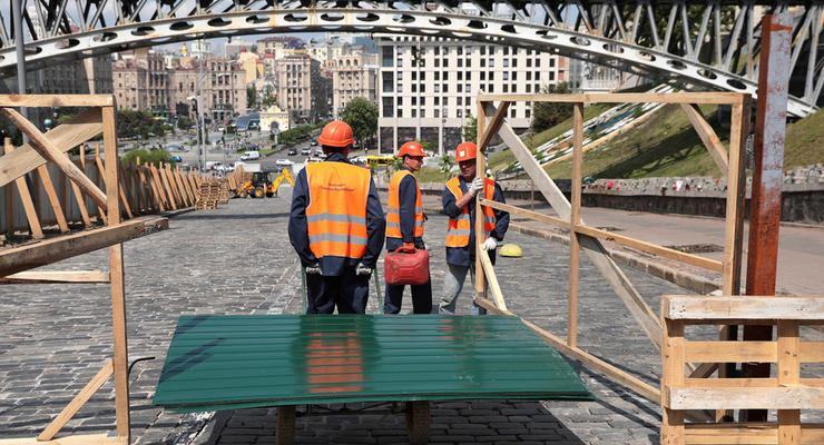 В Киеве начали строительство Национального мемориала Героев небесной сотни