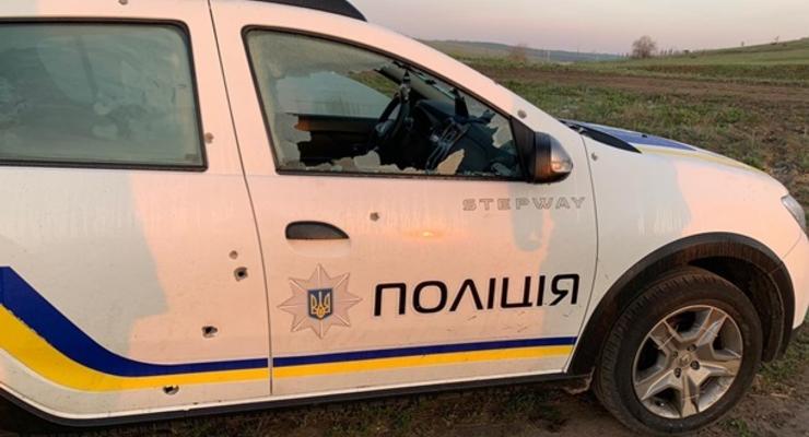 В Кировоградской области обстреляли авто полиции