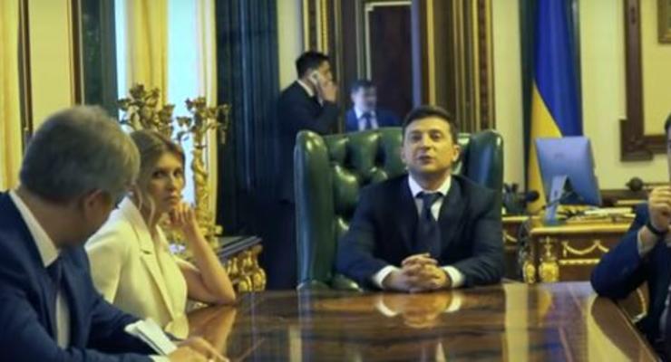 Зеленский опубликовал видео подготовки к инаугурации