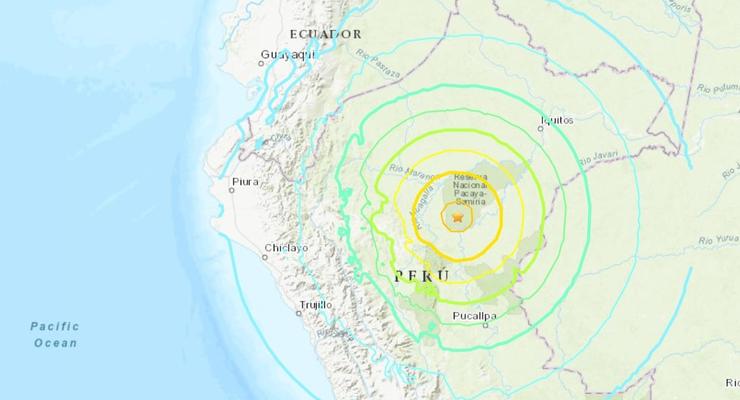 В Перу произошло разрушительное землетрясение
