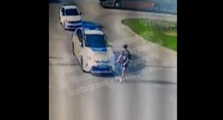 В Борисполе полицейскому за наезд на ребенка вынесли строгий выговор