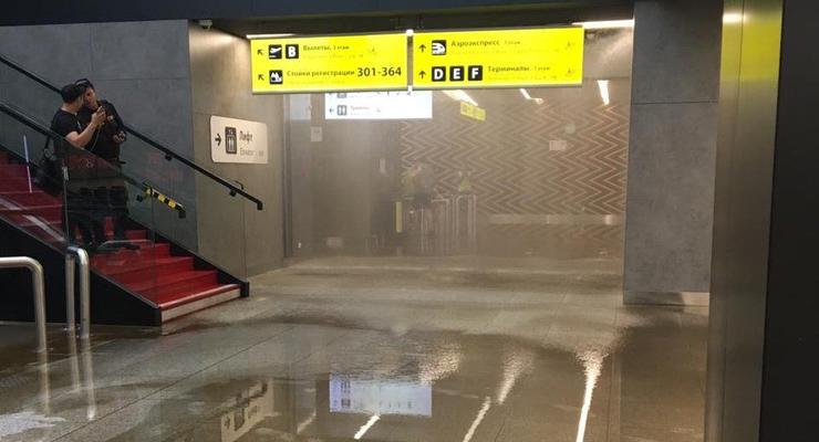 В московском аэропорту затопило один из терминалов