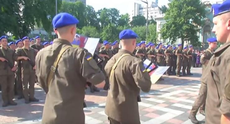В Киеве 250 новобранцев Нацгвардии приняли присягу