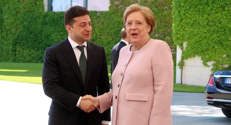 Появился первый фоторепортаж со встречи Зеленского и Меркель