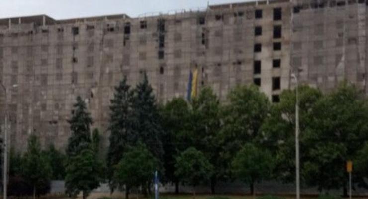 В оккупированном Донецке появился украинский флаг