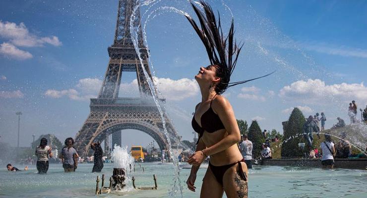 Во Франции жара побила исторический рекорд
