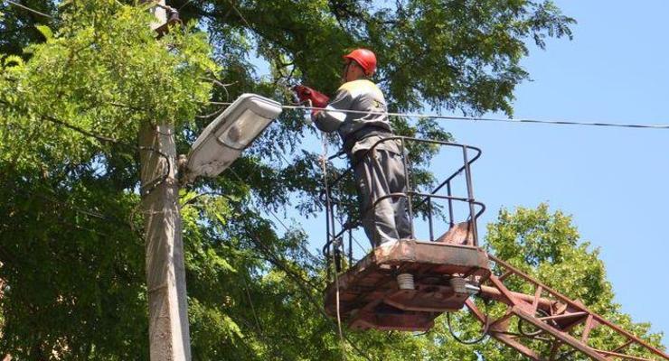 Электроснабжение Кривого Рога полностью восстановлено после урагана