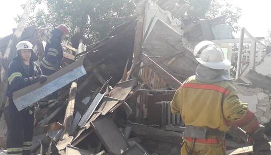 Под Киевом взрыв разрушил жилой дом, есть жертвы