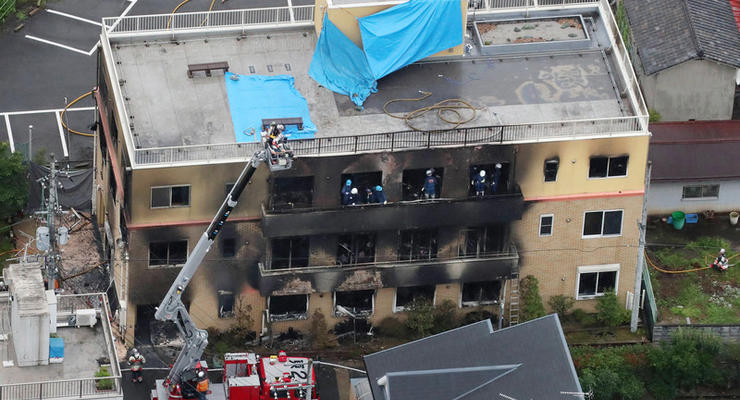 Число погибших при поджоге студии аниме в Японии возросло до 33