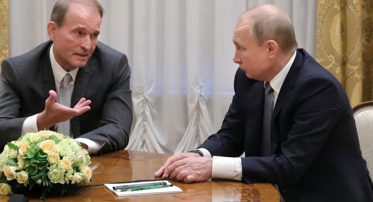 Медведчук пообщался с кумом Путиным в Санкт-Петербурге