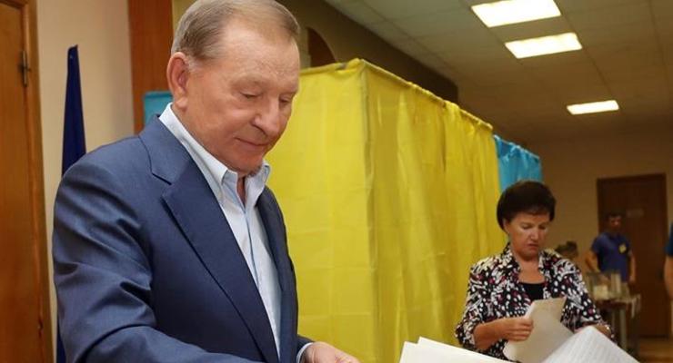 Кучма намекнул, за кого проголосовал на выборах