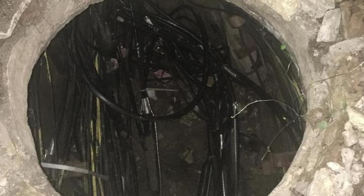 В Киеве украли кабеля правительственной связи на 20 тысяч