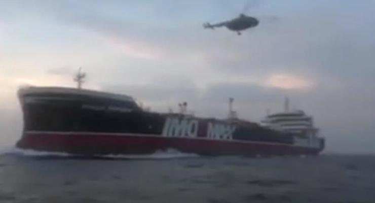 Иран опубликовал видео захвата британского танкера