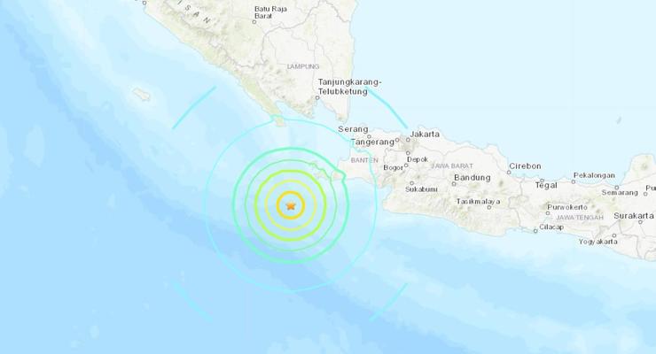 У побережья Индонезии произошло мощное землетрясение