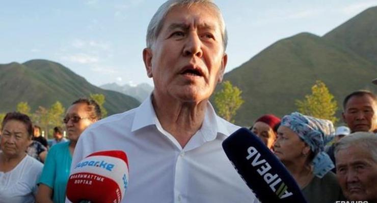 Появилось видео задержания экс-президента Киргизии
