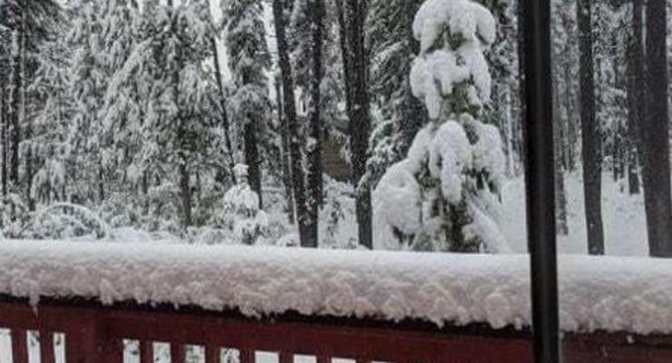 Аномалия августа: При +20 выпал снег в Канаде