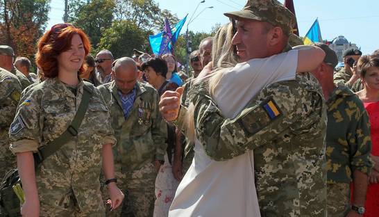 По улицам Киева прошел Марш защитников