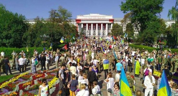 На праздновании Дня независимости в Киеве задержали три человека