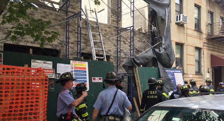 В Нью-Йорке при обрушении дома погиб рабочий