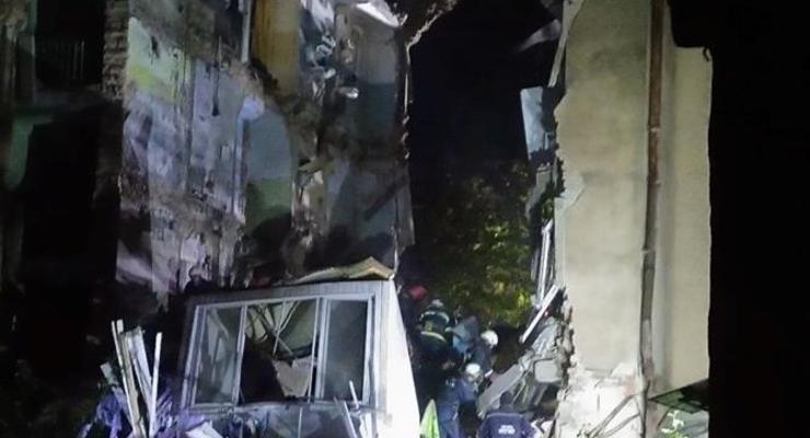 В Дрогобыче обрушился дом после взрыва