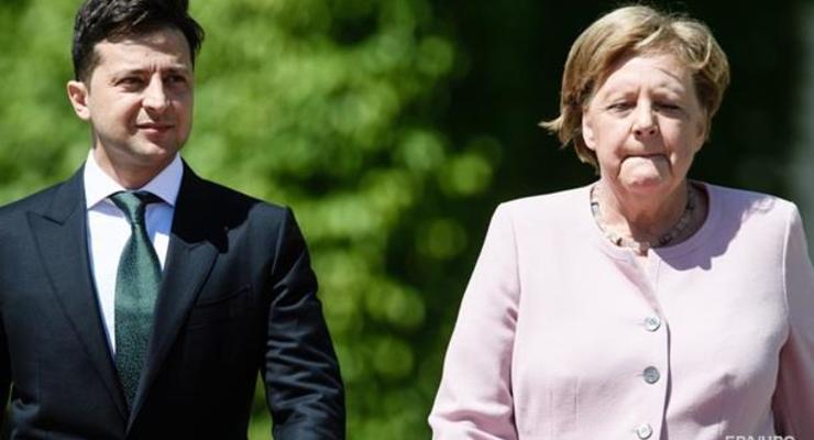 Зеленский провел телефонные переговоры с Меркель