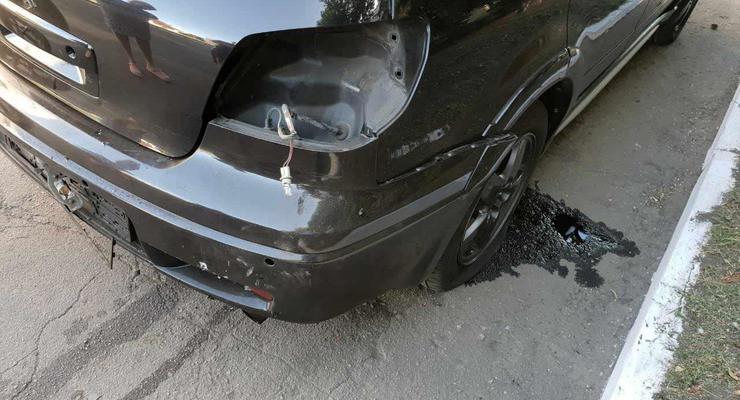 В Первомайске взорвали авто полицейского чиновника