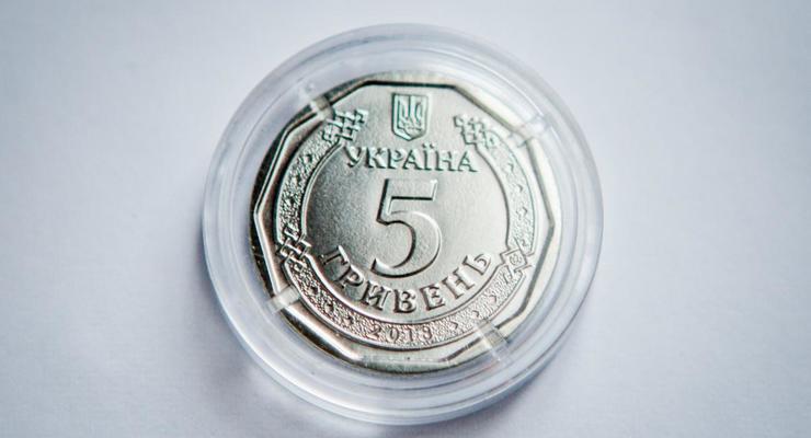 Монеты в 5 гривен появятся этой осенью