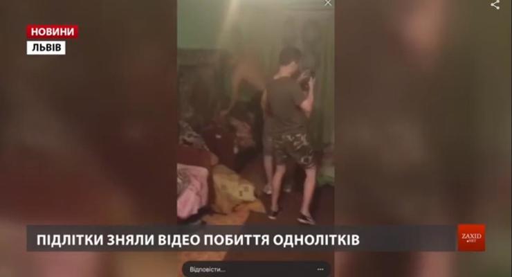 Во Львове студенты жестоко избили сверстников и сняли расправу на видео